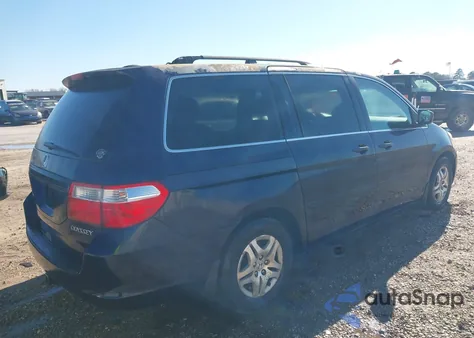 2005 Honda Odyssey Ex-L из США, поврежденный, VIN 5FNRL38765B087543
